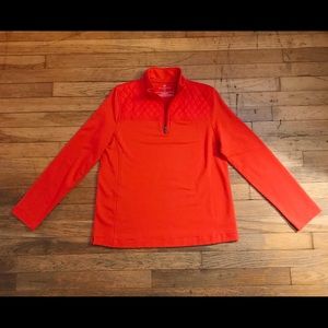 Talbots // Petites Quarter ZIP Cotton Sweater